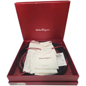 Salvatore Ferragamo Men's Gancini 2-Buckle Reversible Belt Gift Box Set